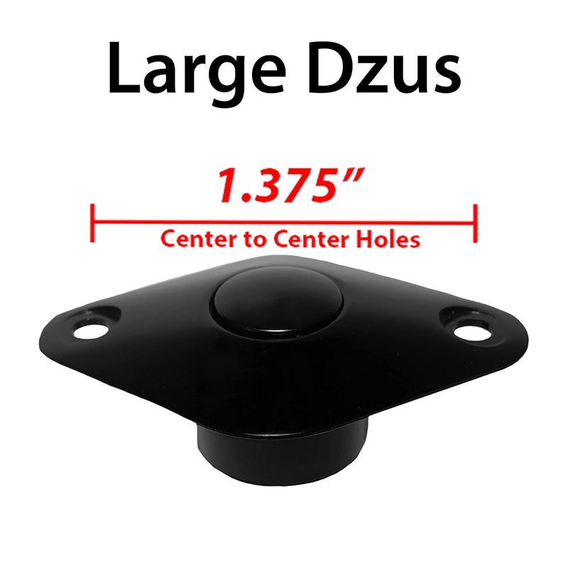 Push Button Latches Dzus Large Push Button Retro Quick Latch Release Black 1.375 - Image 5